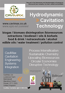 Cavimax process intensification with hydrodynamic cavitation