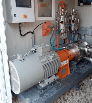 ROTOCAV hydrodynamic cavitator installed in a pig feed plant